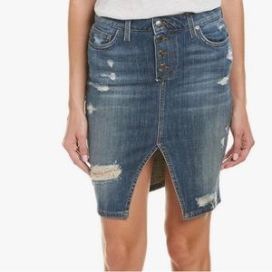 Joe's Jean Skirt Button Up Pencil Skirt in Jesenia, Size 29 waist